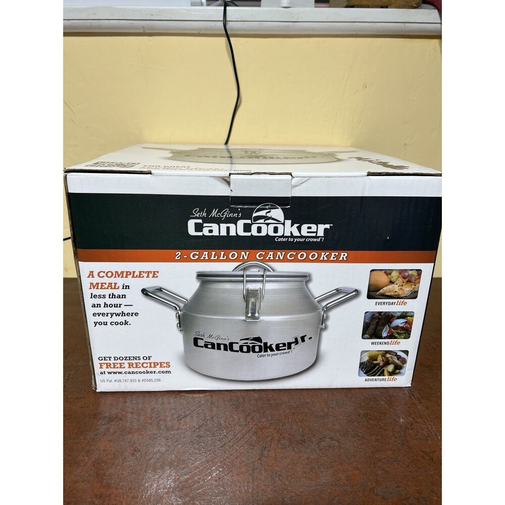 New Seth McGinns 2 Gallon CanCooker Camping Gear Campfire Stovetop NIB